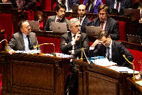 Discussion Of The Social Security Finance Bill At The National Assembly, In Paris