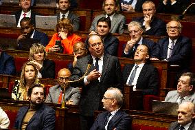 Discussion Of The Social Security Finance Bill At The National Assembly, In Paris