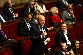 Discussion Of The Social Security Finance Bill At The National Assembly, In Paris