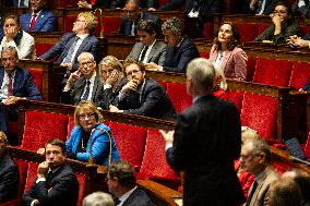 Discussion Of The Social Security Finance Bill At The National Assembly, In Paris