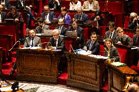 Discussion Of The Social Security Finance Bill At The National Assembly, In Paris