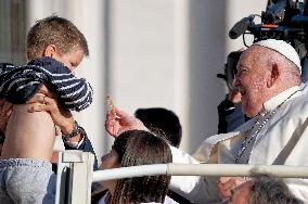 Pope Francis Attends The Weekly General Audience