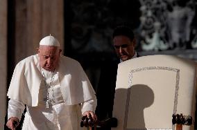 Pope Francis Attends The Weekly General Audience