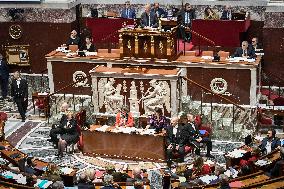 Questions to the government at the National Assembly in Paris FA