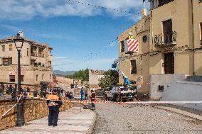 Search for missing persons and debris removal work in Letur - Spain