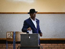 Polling Station at Botswana