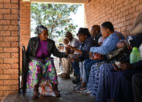 Polling Station at Botswana