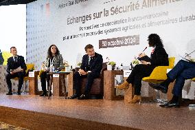 President Macron At OCP Meeting - Rabat