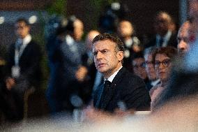 President Macron At OCP Meeting - Rabat