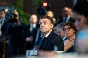 President Macron At OCP Meeting - Rabat