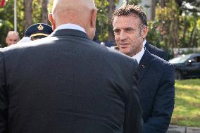 President Macron At OCP Meeting - Rabat