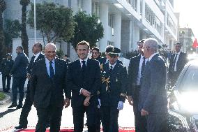 President Macron At OCP Meeting - Rabat