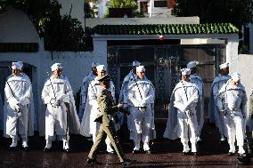 President Macron At OCP Meeting - Rabat