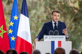 Ceremony to French community in Morocco - Rabat