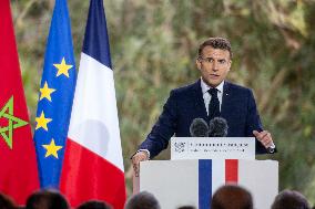 Ceremony to French community in Morocco - Rabat