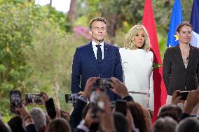 Ceremony to French community in Morocco - Rabat