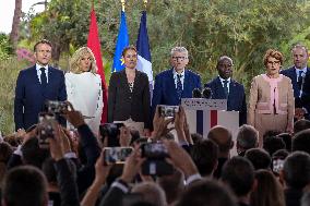 Ceremony to French community in Morocco - Rabat