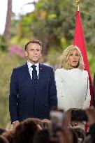 Ceremony to French community in Morocco - Rabat