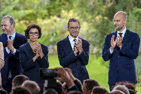 Ceremony to French community in Morocco - Rabat