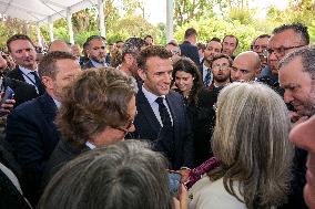 Ceremony to French community in Morocco - Rabat