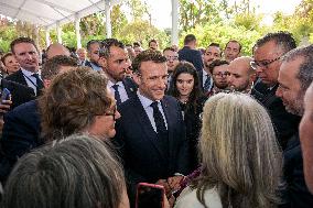 Ceremony to French community in Morocco - Rabat