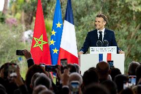 Ceremony to French community in Morocco - Rabat