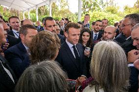 Ceremony to French community in Morocco - Rabat