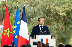 Ceremony to French community in Morocco - Rabat