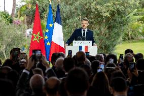 Ceremony to French community in Morocco - Rabat