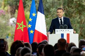 Ceremony to French community in Morocco - Rabat