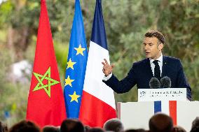 Ceremony to French community in Morocco - Rabat