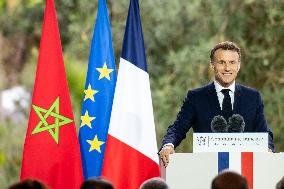 Ceremony to French community in Morocco - Rabat