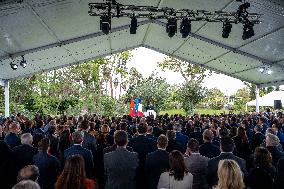 Ceremony to French community in Morocco - Rabat