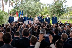 Ceremony to French community in Morocco - Rabat