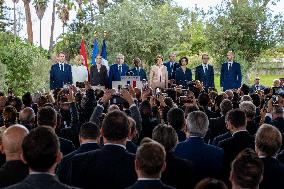 Ceremony to French community in Morocco - Rabat