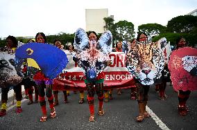 Indigenous Protest Against The Temporary Framework