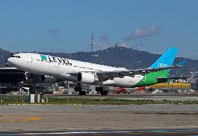 LEVEL Airbus A330 Taking Off From Barcelona airport