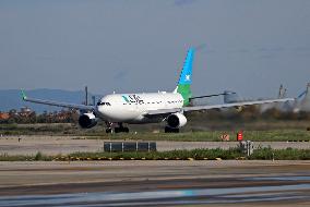 LEVEL Airbus A330 Taking Off From Barcelona airport