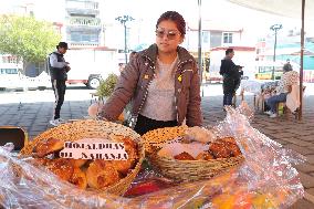 Sale Of Products To Decorate Day Of The Dead Oferings