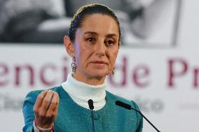 Mexico’s President Claudia Sheinbaum Briefing Conference