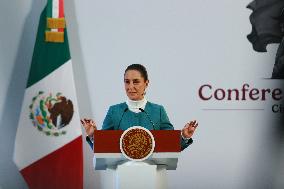 Mexico’s President Claudia Sheinbaum Briefing Conference