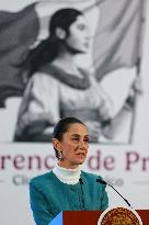 Mexico’s President Claudia Sheinbaum Briefing Conference