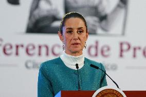 Mexico’s President Claudia Sheinbaum Briefing Conference