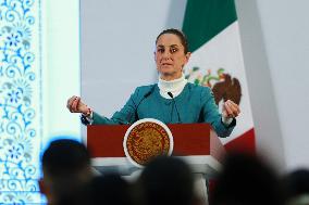 Mexico’s President Claudia Sheinbaum Briefing Conference