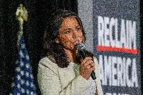 Reclaim America Tour With Robert F. Kennedy Jr. And Tulsi Gabbard In Madison, Wisconsin.