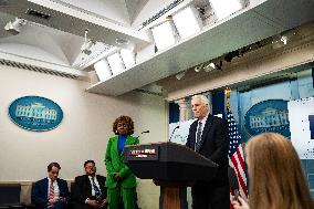 White House Press Briefing By Secretary Karine Jean-Pierre With  Jared Bernstein Chair Of The Council Of Economic Advisers