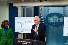 White House Press Briefing By Secretary Karine Jean-Pierre With  Jared Bernstein Chair Of The Council Of Economic Advisers