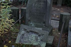 The Evangelical Augsburg Cemetery Seen In Warsaw