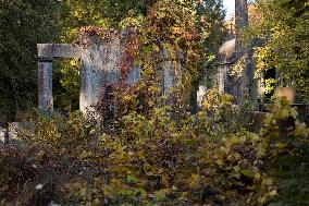 The Evangelical Augsburg Cemetery Seen In Warsaw