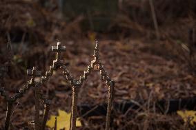 The Evangelical Augsburg Cemetery Seen In Warsaw